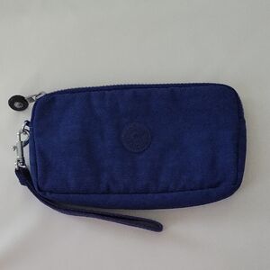 Kipling Blue Wristlet